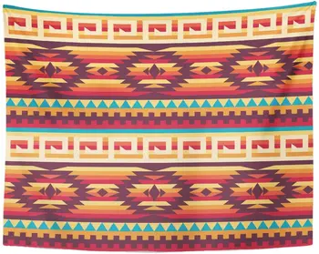 

Tapestry Aztec Native American Pattern Navajo African Tapestries Wall Hanging for Living Room Bedroom Dorm
