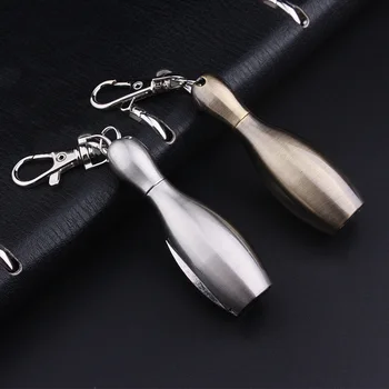 

Torch Lighter Creative Stainless Steel Bowling Kerosene Oil Flame Lighter Million Matches Flint Fire Starter