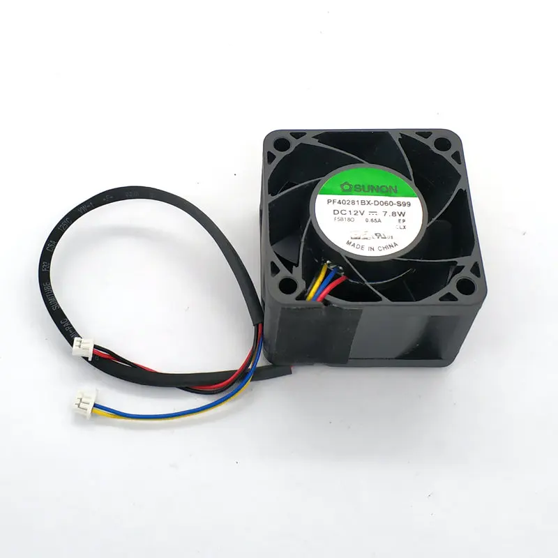 Новый оригинальный PF40281BX D060 S99 DC12V 7 8 Вт 40x40x28 мм 4 линии с двойным разъемом