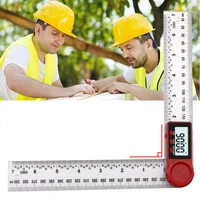 0-200mm 0-300mm Digital Meter Angle Inclinometer Angle Digital Ruler Electron Goniometer Protractor Angle finder Measuring Tool 2