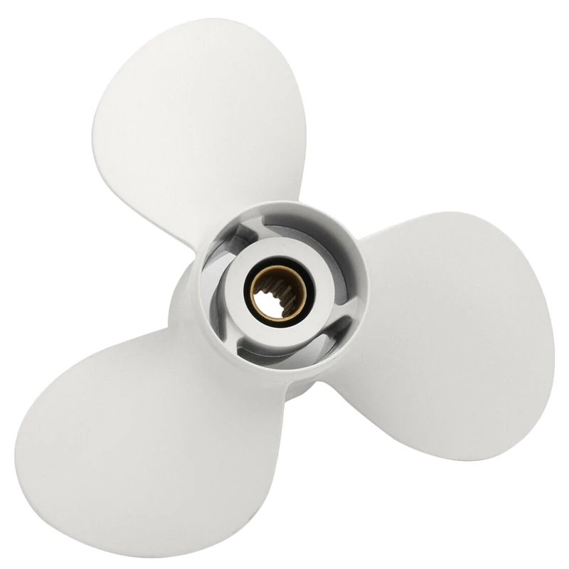 

11 3/8 X 12-G Aluminium Alloy Boat Propeller For Yamaha Outboard 13 Spline