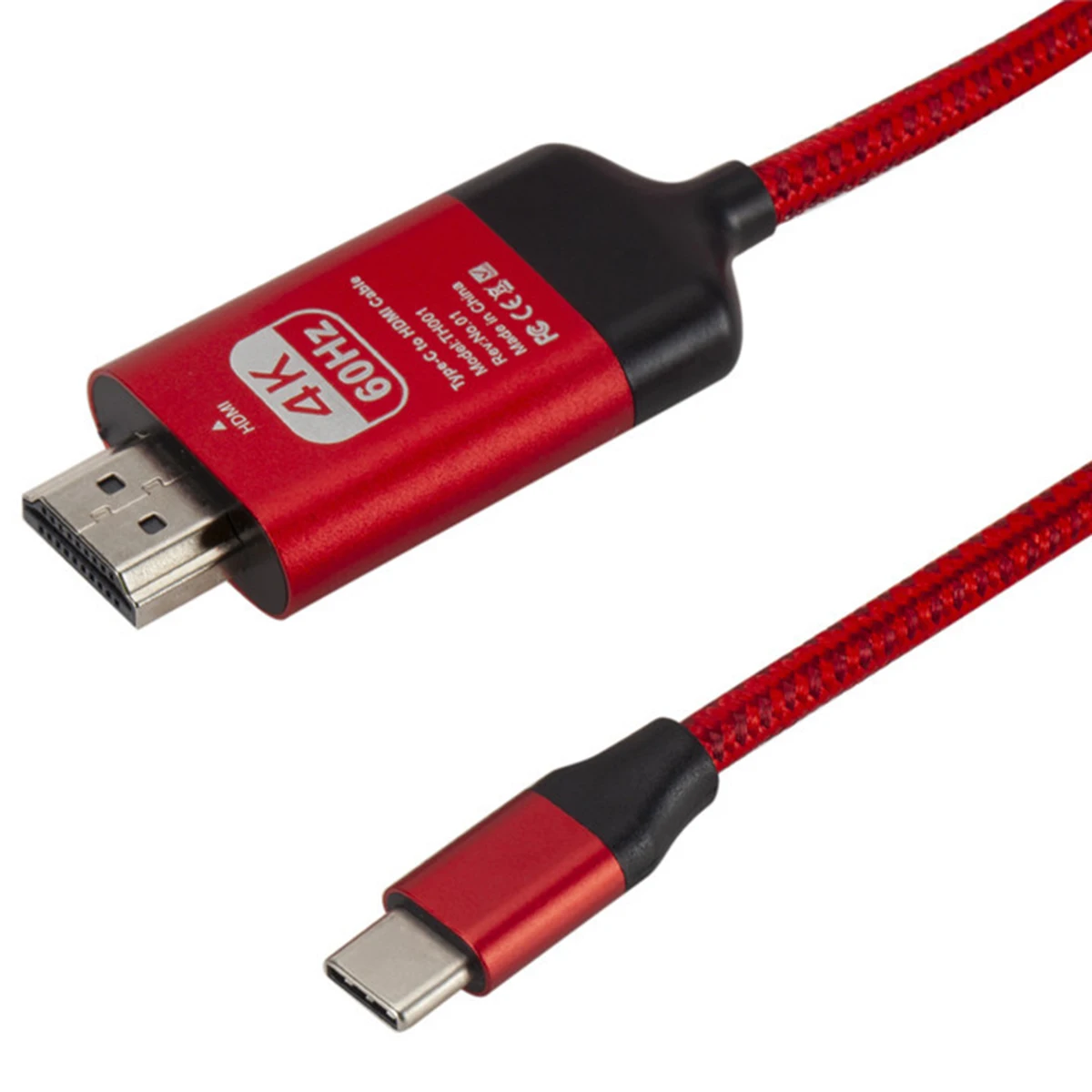 2 м тип-c к HDMI Теплоизоляционный кабель Поддержка зеркального режима 4 к 60 Гц USB C к HDMI HDTV AV ТВ кабель адаптер
