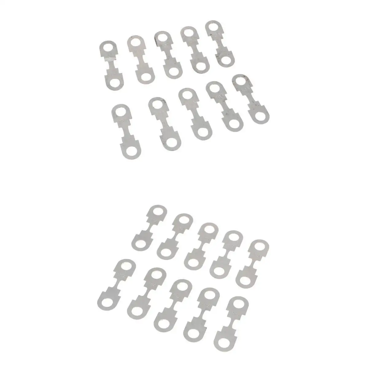 20PCS 12V 40A 50A Car Flat Metal Fuse Strip 42X12mm Silver For VW for Audi SEAT car fuses kit
