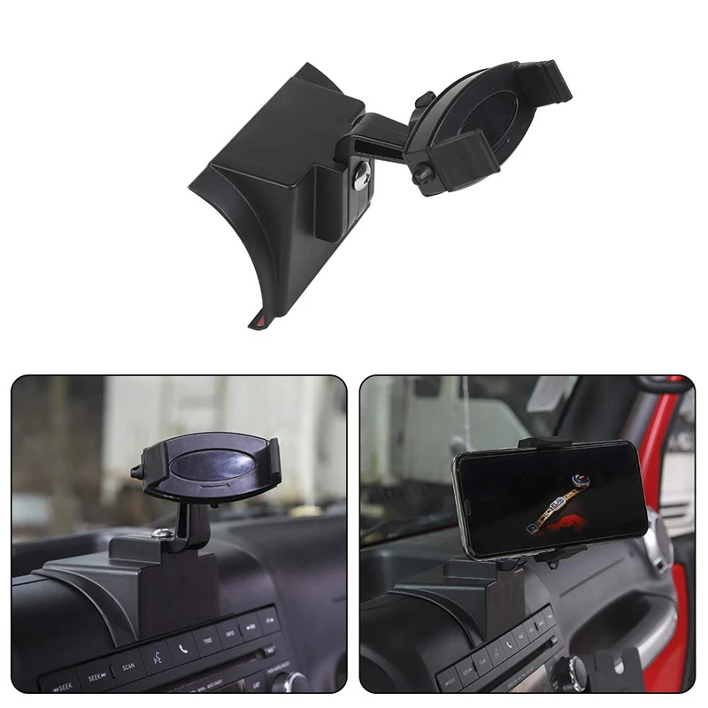 ORIGINAL 360 Degree Car Dashboard Car Windshield Cell Phone Holder Mounting Kit for Jeep Wrangler Jk Jku 201