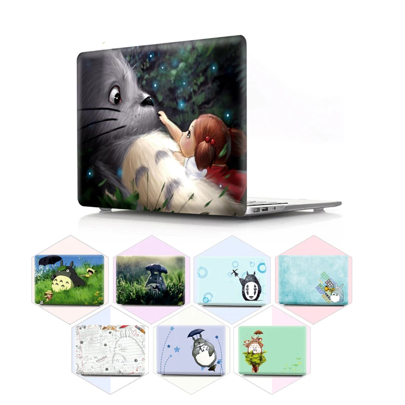 Cute Totoro New Hard PVC Case Full Protect For Huawei Matebook 2020 New D 14 D15 Matebook 13 14 X PRO 13.9 inch Magicbook 14 15