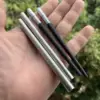 1 Pair Foldable Chopsticks Stainless Steel Chopsticks Outdoor Tableware with Storage Bag Travel Portable Cutlery 1