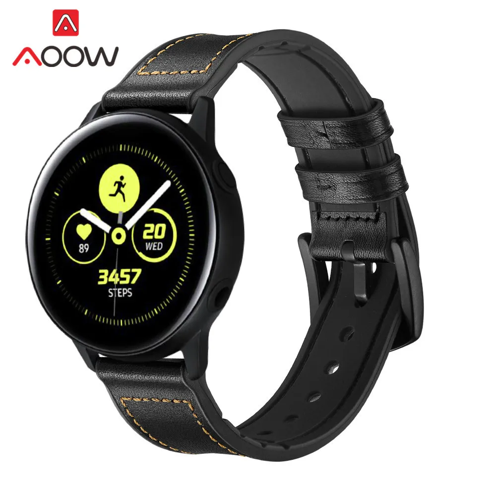 Кожаный ремешок для gear S2 классический samsung Galaxy Watch 42 мм Huami Amazfit Bip Band 20 мм ремешок для часов Correa силиконовый браслет ремень