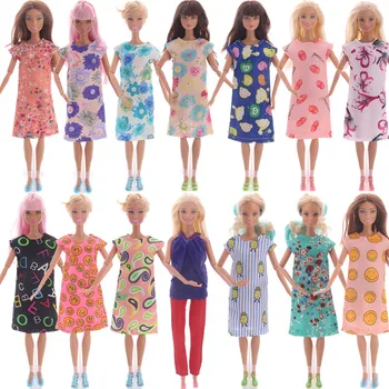 

Barbiees Doll Dress Fashion Dinner Group Loose Models For 11.8 Inch Barbiees Doll Clothes,Doll Accessories,Gifts For Girl's
