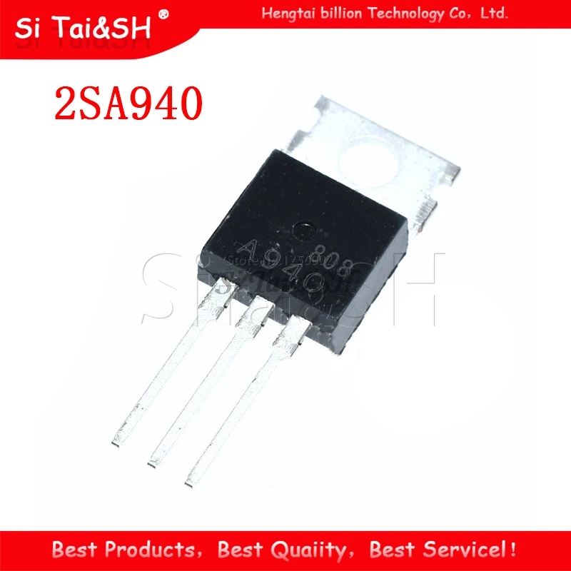 10pcs 2SA940 TO-220 A940 TO220 1.5A 150V transistor original | Электронные компоненты и принадлежности