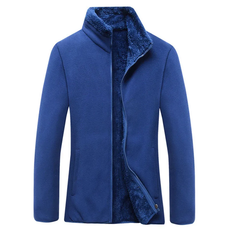 Coral Fleece Jacket for Women Autumn and Winter Plus Thick Warm Velor Thermal Coat Outerwear Camping Hiking Mountaineering