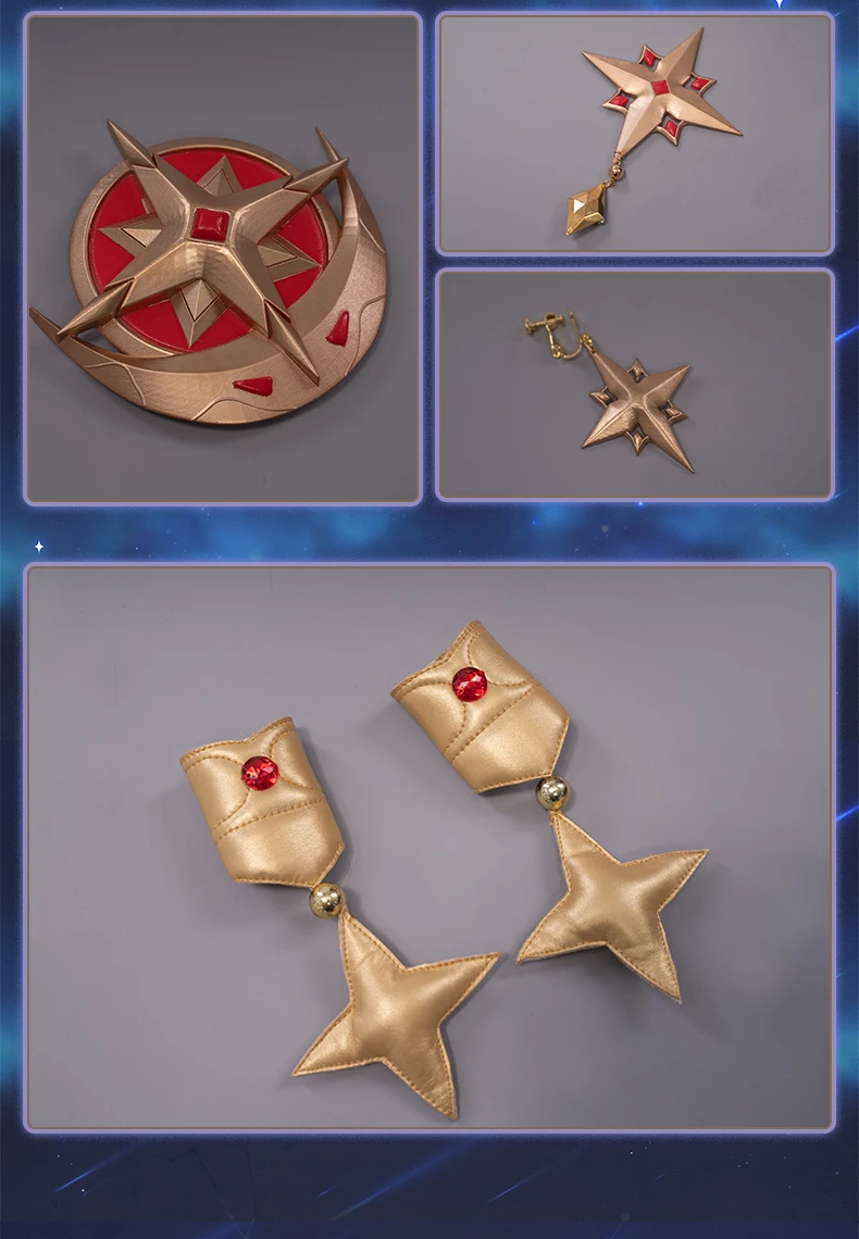 UWOWO Game Genshin Impact Mona Megistus Astral Reflection Cosplay Costume Special Cute Enigmatic Astrologer