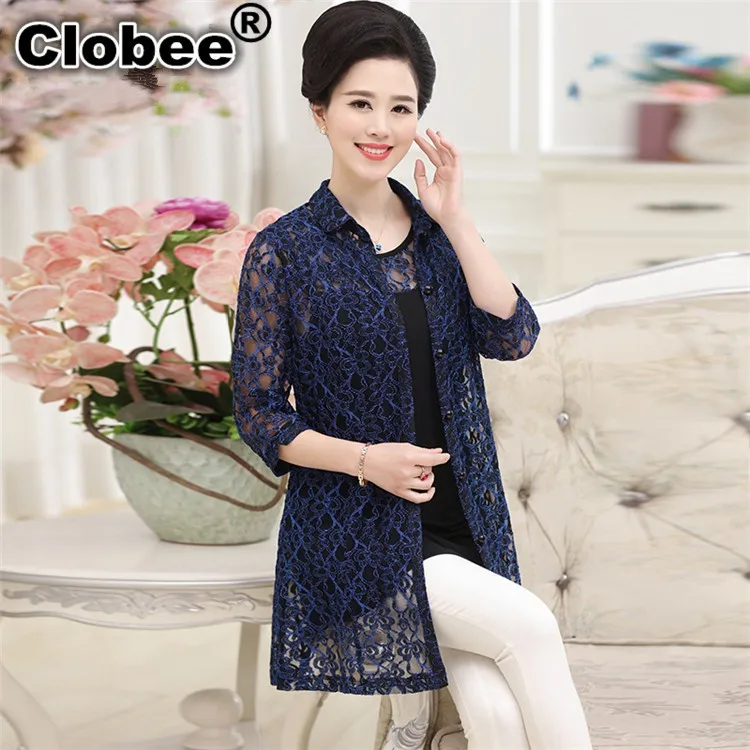 Летний кардиган blusa tricot feminina 2019 весенняя одежда для женщин среднего возраста
