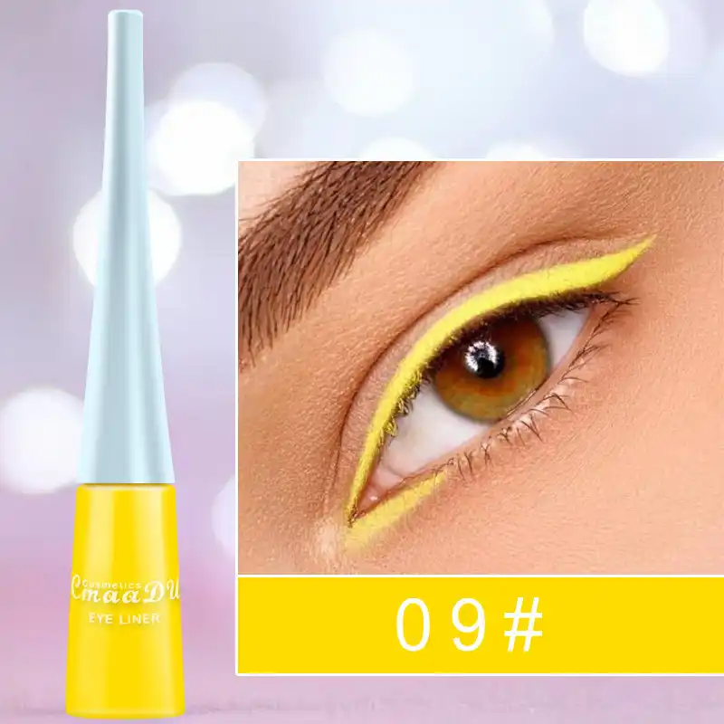 yellow eyeliner liquid