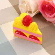 Супер медленно поднимающийся сладкий запах Милая имитация клубника торт Мягкая Повседневная сжимаемая очень Одиночная игрушка