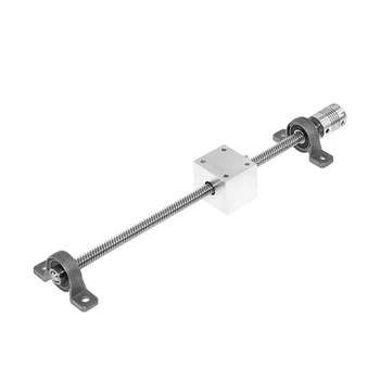 

T8 Lead screw Trapezoidal 8mm + T8 house Nut + KP08 bearing Bracket + Flexible Coupling 5*8 For 3D printer &CNC