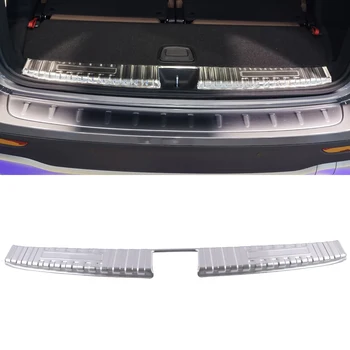

Fit for Mercedes-Benz GLB-Class X247 2019 2020 Car Accessories Stainless Steel Inner Rear Bumper Guard Plate Cover Trim 1pcs