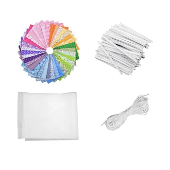 

1 Set Professional Masks Accessory Mask Material Bag Colored Mask Rope Durable Mask Making Kit for Home Woman DIY Man