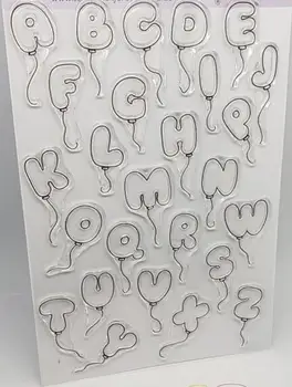 

letter Clear Stamp Or stamp for DIY Scrapbooking/Card Making/Kids Fun Decoration Supplies A416