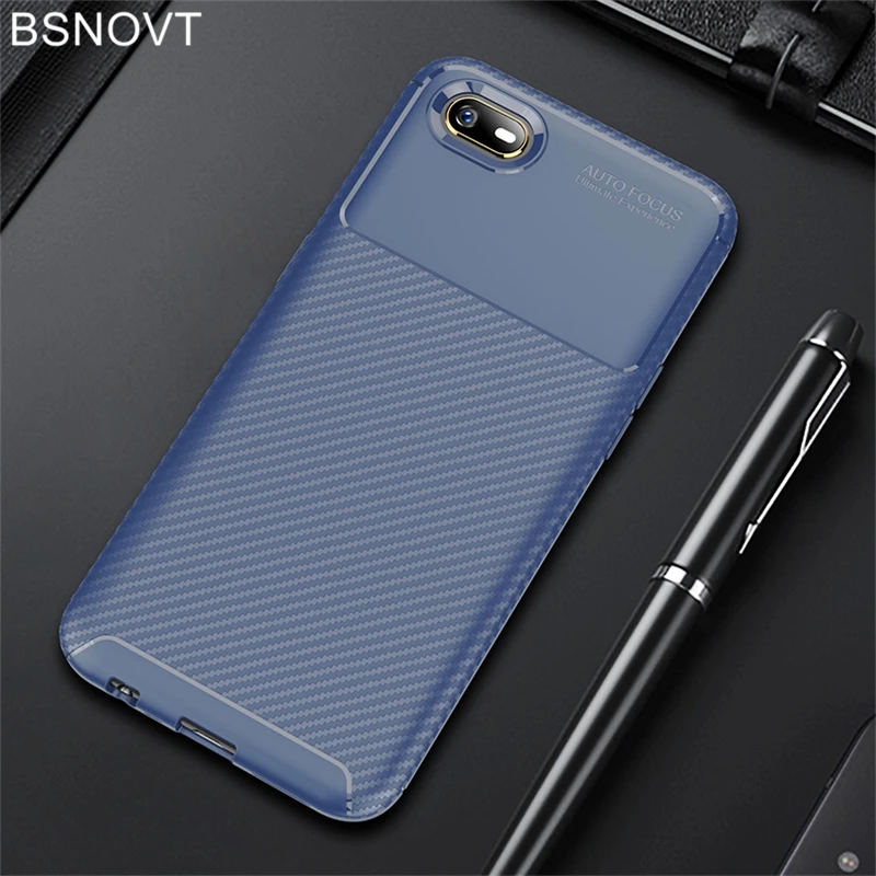 Для OPPO A1k случая мягкая TPU силикона Тонкий углеродного волокна 6 1 дюйма