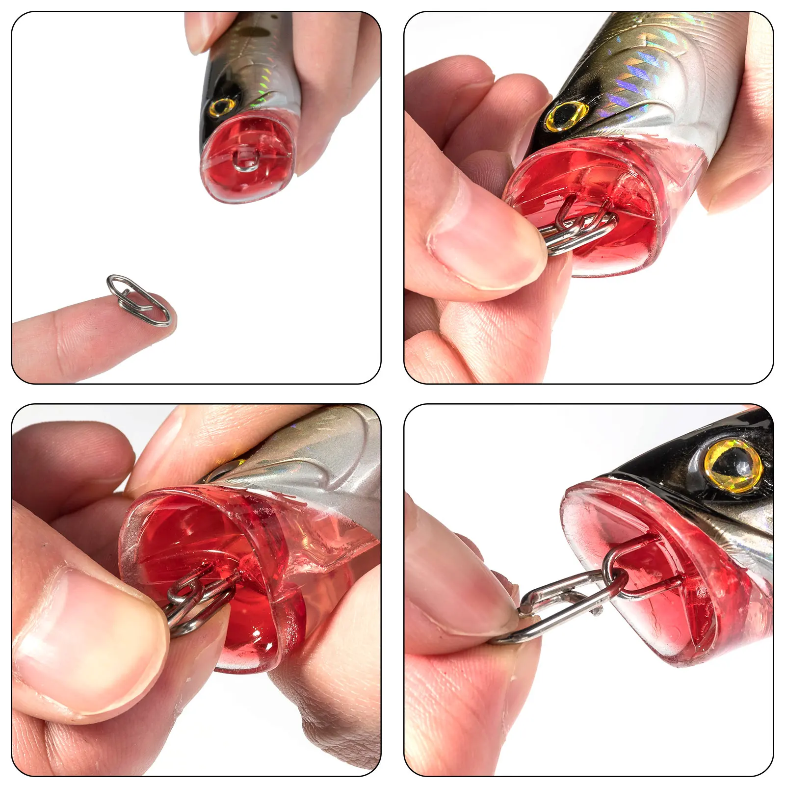 50~200 Pezzi Clip Coastlock In Acciaio Inox Per Pesca – Connettori A Scatto Rapido