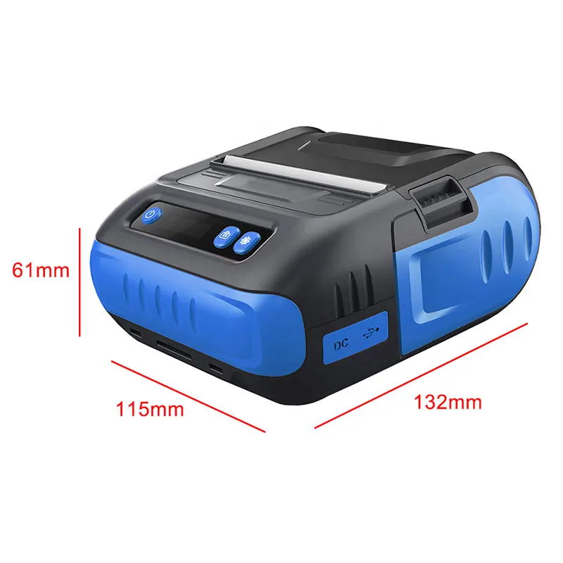 Wireless Thermal Label Receipt Printer Imprimante d'etiquette Thermique