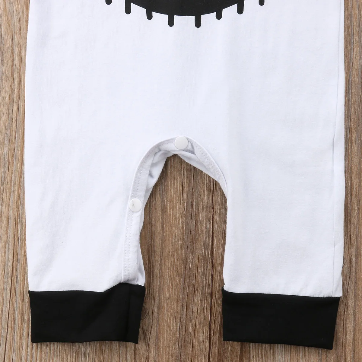 Infant Newborn Baby Boy Girl Halloween Costume Ghost Hooded Romper Jumpsuit Black Bebe Boys Girls Rompers Clothes Outfits