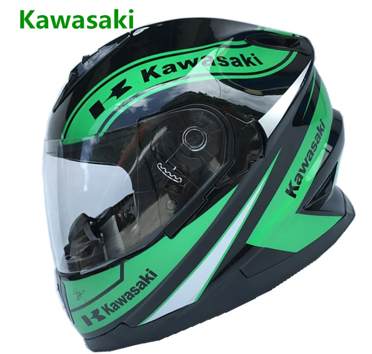 Для мотоцикла Kawasaki полноразмерная Защитная шляпа для мужчин/женщин классический