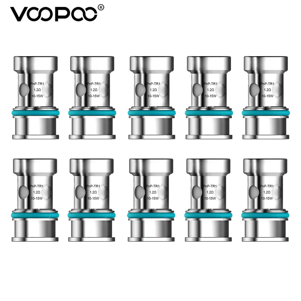 VOOPOO PnP TR1 Coil 1.2ohm Resistance MTL Coil 10-15W for VOOPOO Argus Pro Air Vinci X 2 Drag Max X S V.Suit Pod Kit E-Cigarette