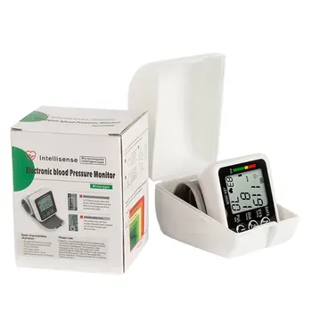 

Digital LCD Display Wrist Pressure Monitor Automatic Pulse Meter Tonometer Pulsometer Household Portable