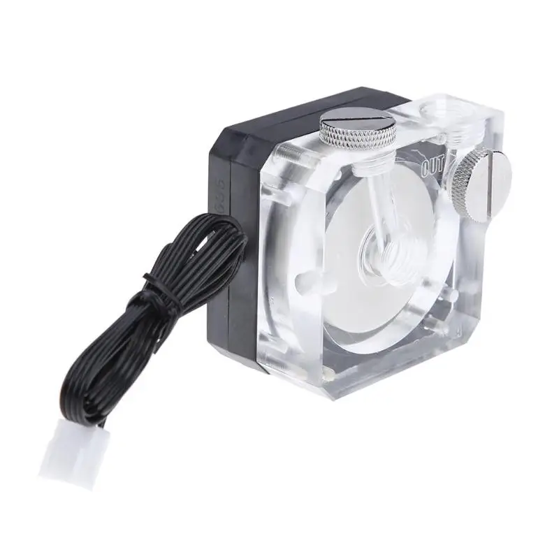 12V акриловой крышкой Super Silent воды циркуляционный насос для ПК водяное охлаждение