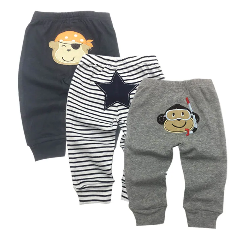 

3 Packs Unisex Baby Pants Spring Summer Kids Harem PP Trousers Cotton Knitted Boy Girl Toddler Leggings Newborn Infant Clothing