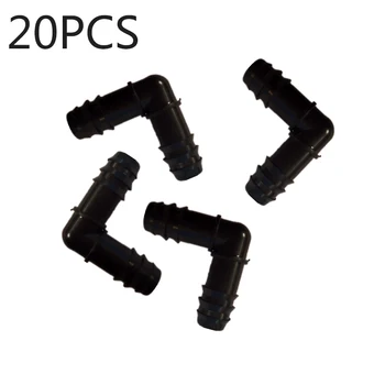 

20pcs Elbow Angle Bend Pipe Fittings 90 Degree Irrigation Connector Garden Tools