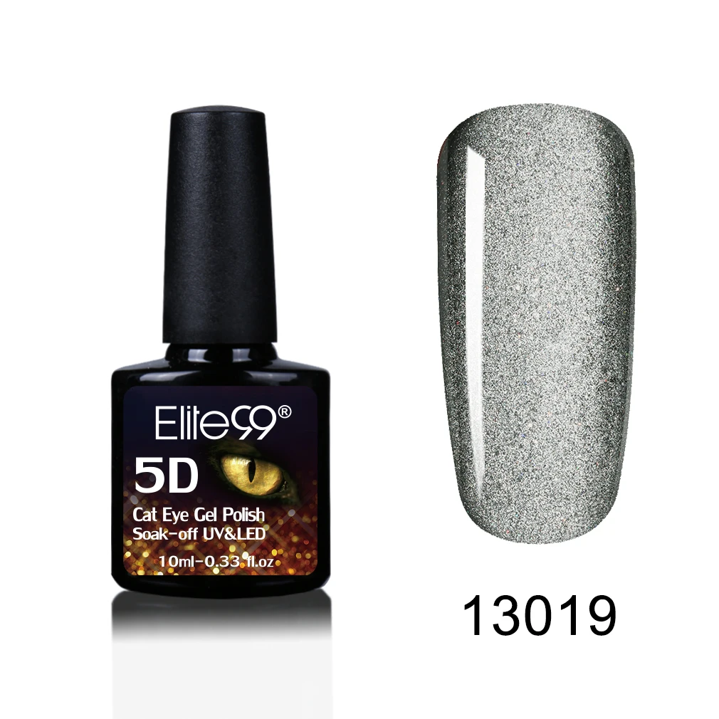 Elite99 дизайн ногтей 5D кошачьи глаза УФ-гель для ногтей Хамелеон Magentic Led гель лак для ногтей нужен магнит палочка Полупостоянный светодиодный гель - Цвет: R-5DHMY13019