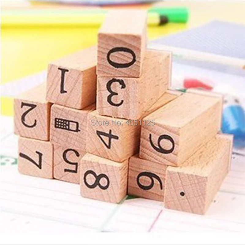 Background Stamp set rubber wood diary Korea stationery for letter crafting personal card or labels DIY scrapbooking handwriting