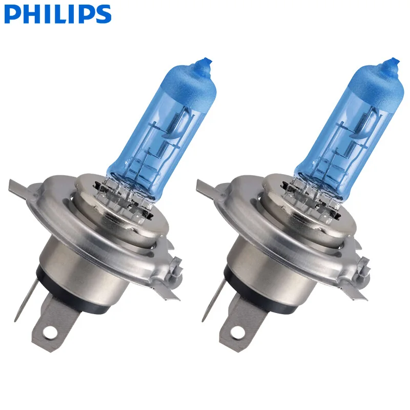 Philips Diamond Vision H1 H4 H7 H8 H11 9005 9006 HB3 HB4 12V DV 5000K холодный белый светодиодный светильник автомобильные галогенные лампы головного светильник противотуманная фара, 2X