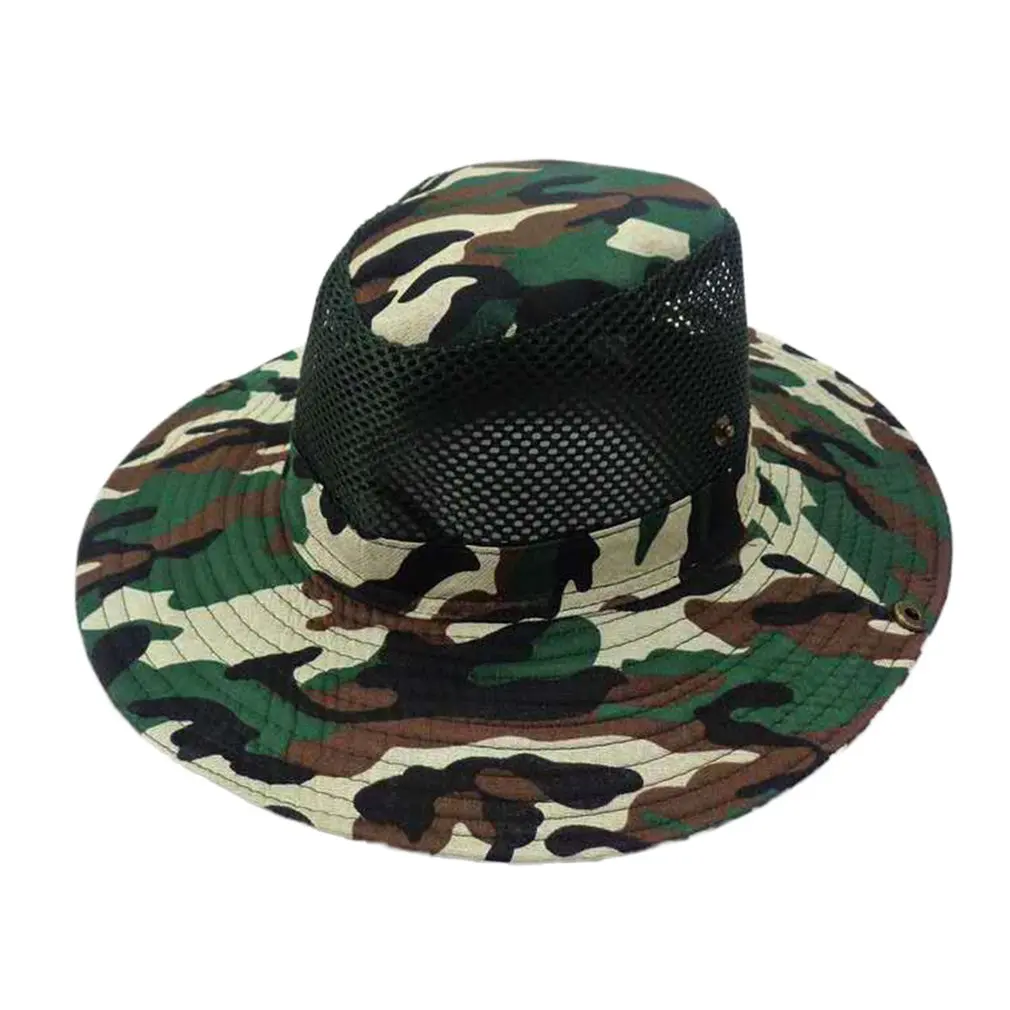 

Camouflage Tactical Cap Military Boonie Hat US Army Caps Camo Men Outdoor Sports Sun Bucket Cap Fishing Hiking Hunting Hats