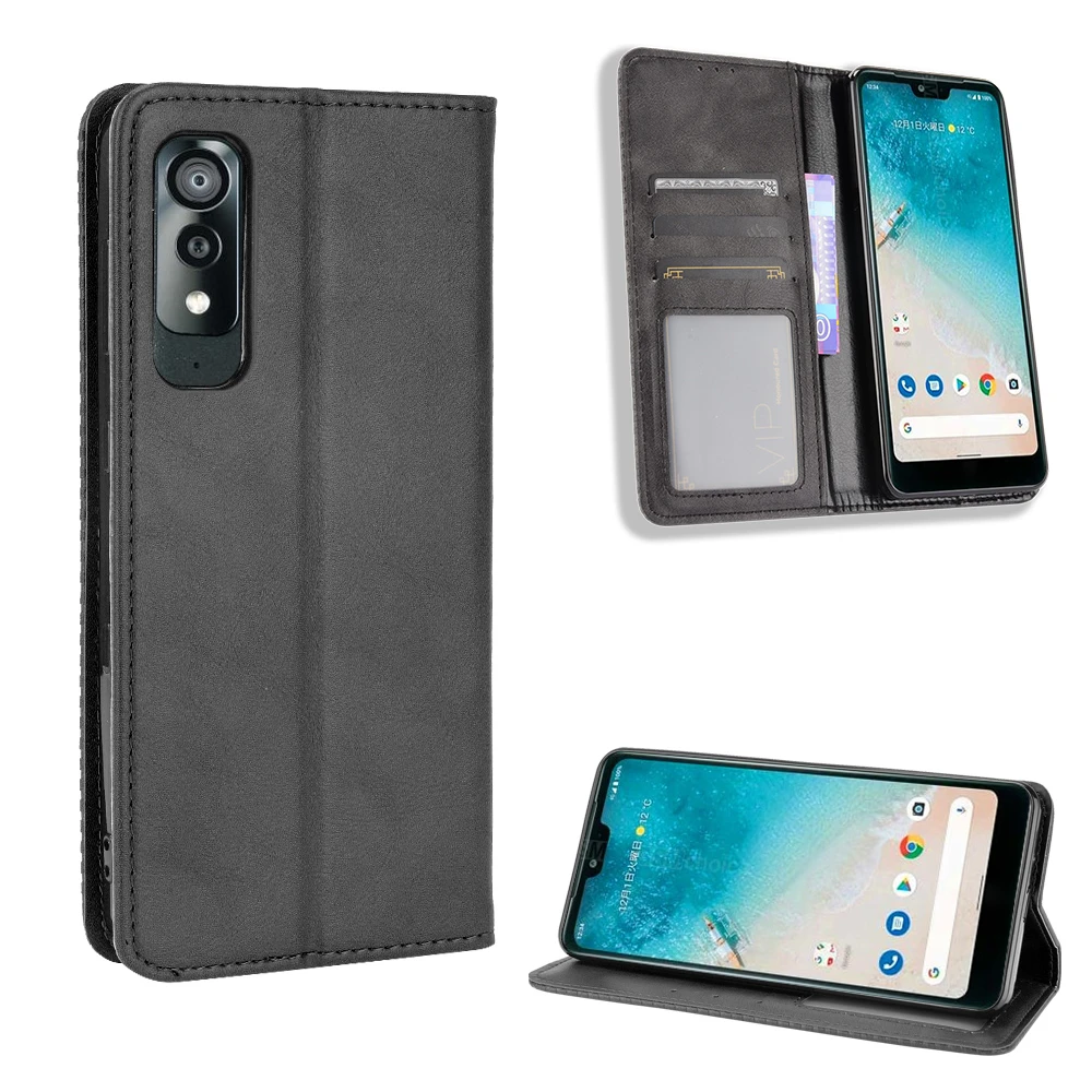 For Kyocera Android One S8 Case Luxury Flip Pu Leather Wallet Magnetic Adsorption Case For Android One S8 Protective Phone Bags Flip Cases Aliexpress