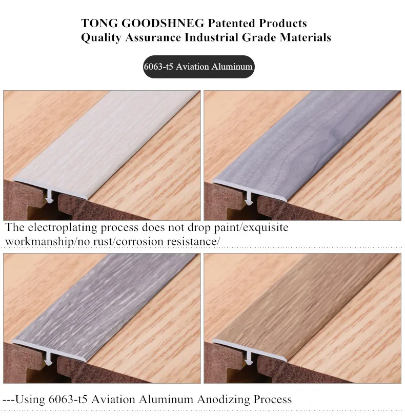 Stainless Steel Carpet Covering Flooring Trim Decorative Threshold Metal  Strip