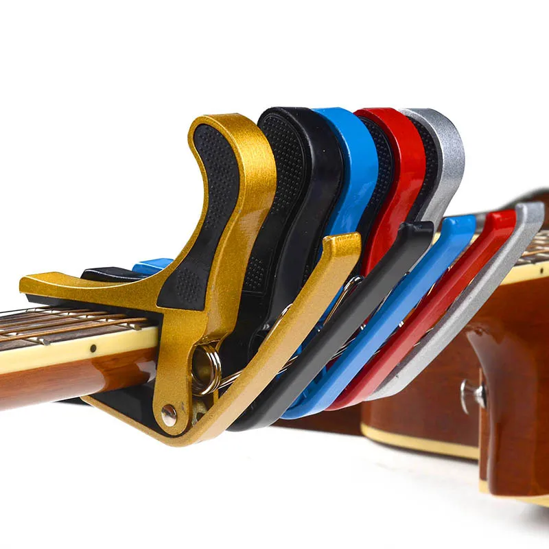 Aluminium Alloy Quick Change Clamp Key Acoustic Classic Guitar Capo For Tone Adjusting
