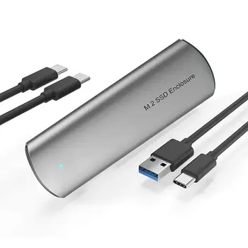 

1Pcs NVMe SSD Enclosure Aluminum Tool-free Hard Drive Enclosure Aluminum Hard Drive For Pc Computer Accessories
