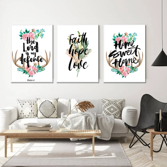 Love Wall Art: Inspirational Canvas Art Prints