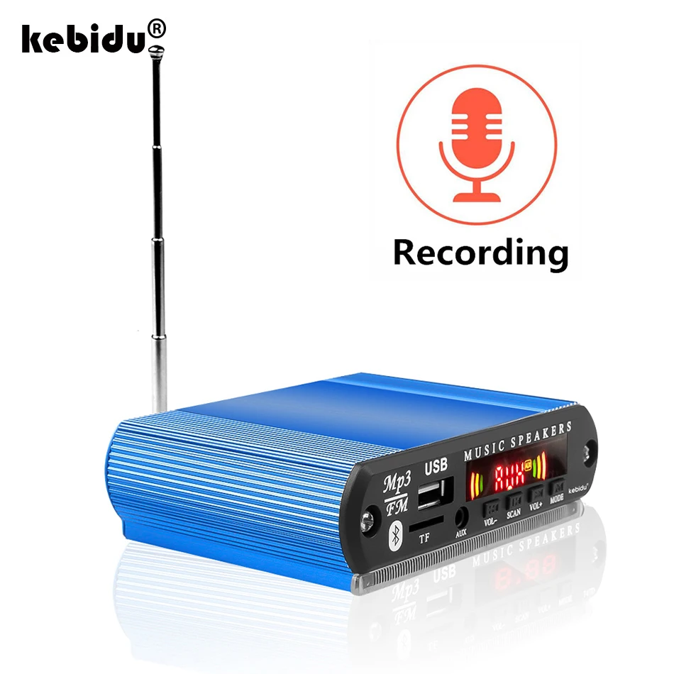 Новейший мини автомобильный USB цифровой светодиодный усилитель звука mp3 декодер