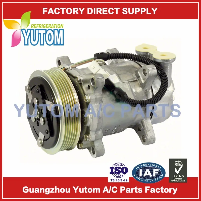 SD6V12 авто AC компрессор для peugeot 206 1,1 1,4 1,6 1412 1431 6453CN 6453EH 6453FS 6453JG 6453JK 9611111780 9628239480
