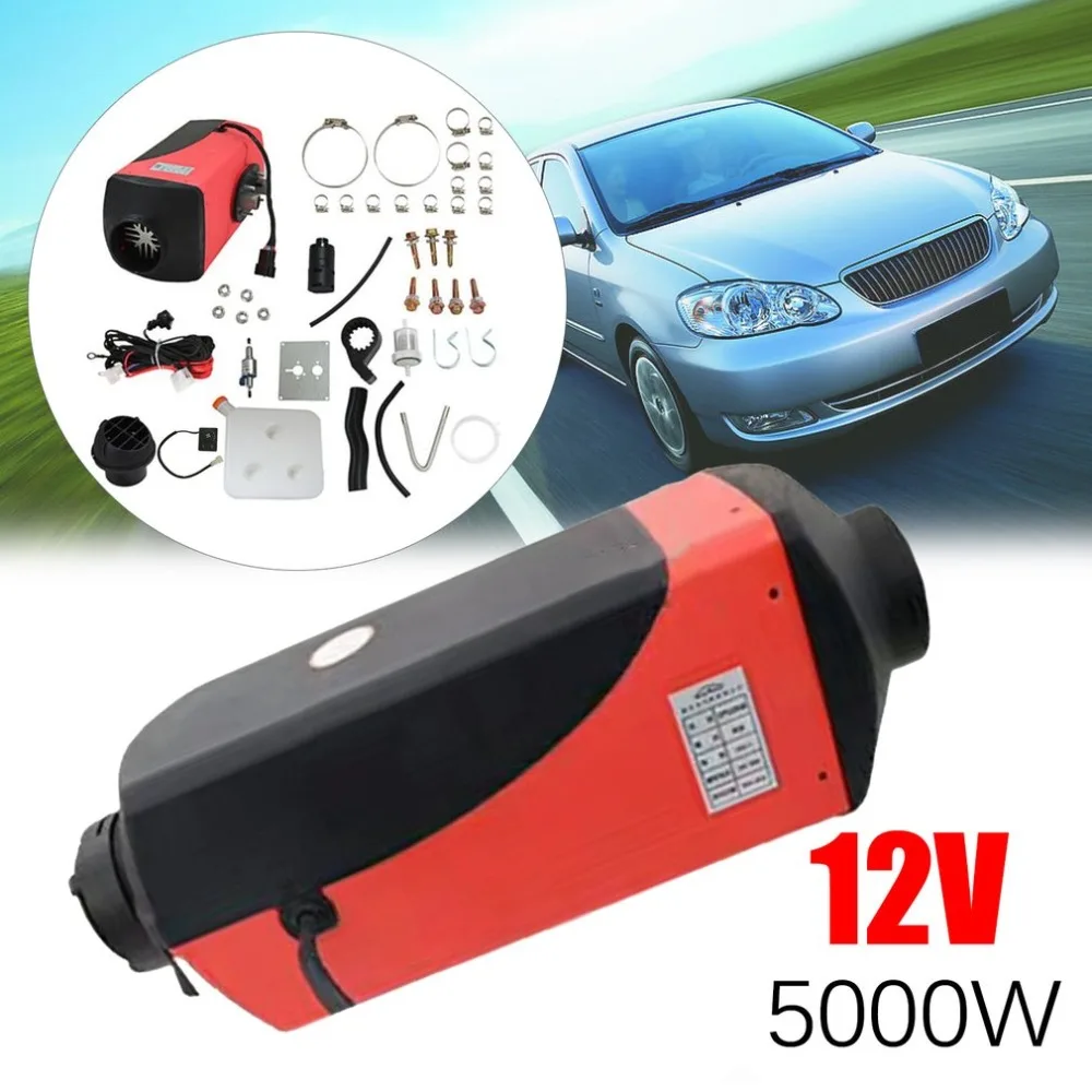 

New Genuine 5KW Oil Fuel Heater Professional Air Parking Heater Low Emissions Universal Heating Device For Car Trucks Boat Bus
