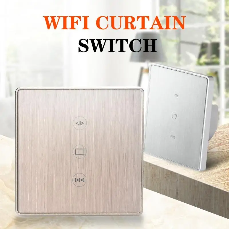 

WiFi Shutter Switch Intelligent Touch Voice APP Remote Control Electric Motorized Curtain Household Electrical Accessories