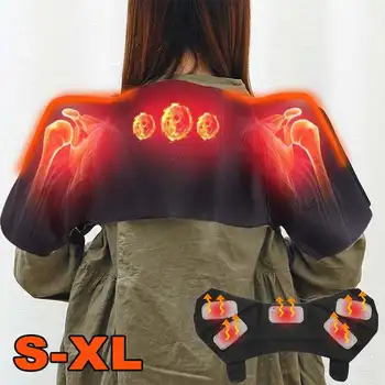 

Spontaneous Heating Shawl Massager Back Shoulder Neck Body Massage Multifunctional Shoulder Warm Pad Heating Pads