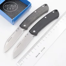 JUFULE, сделано 319, Микарта/G10, ручка Mark s30v, лезвие для кемпинга, охоты, для улицы, карманный, фруктовый, EDC инструмент, универсальный, джентльменский, складной нож