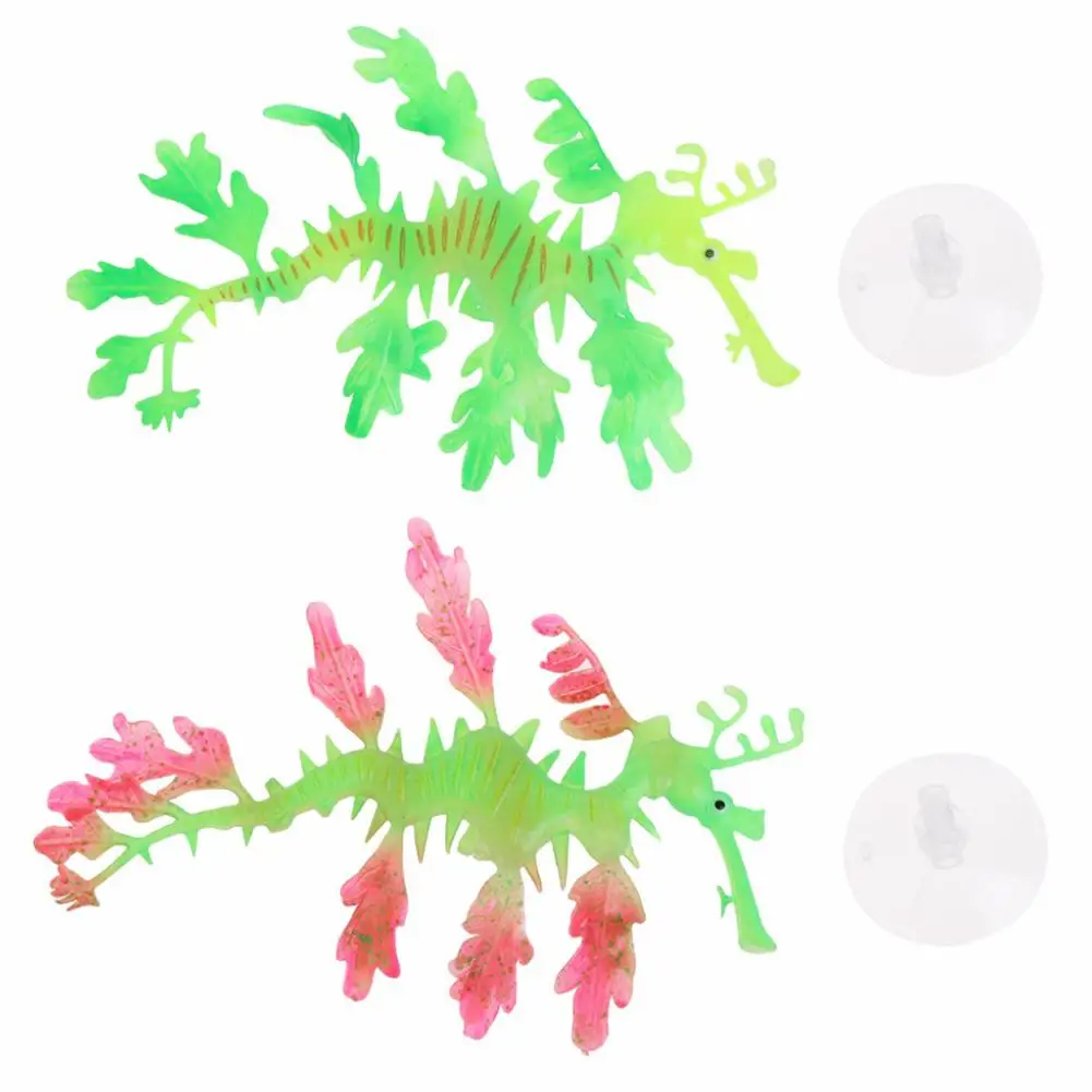 Yfashion Simulate Noctilucence силиконовый Seadragon для аквариума пейзаж аквариума декор