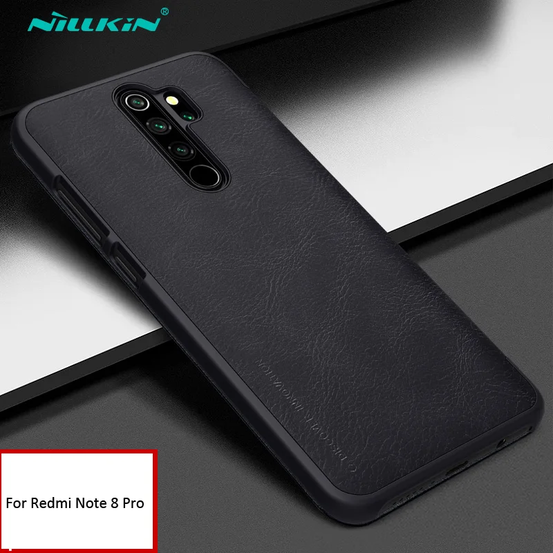 Кожаный флип-чехол Nillkin Qin для Xiaomi Redmi Note 8 Pro 8T