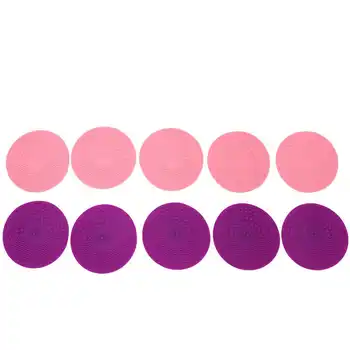 

Lipstick Makeup Lip Makeup Silicone Makeup Brush Cleaner Pad Makeup Brush Scrubber Board with Suction Cup Lip Stick